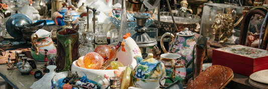 présentation stand brocante