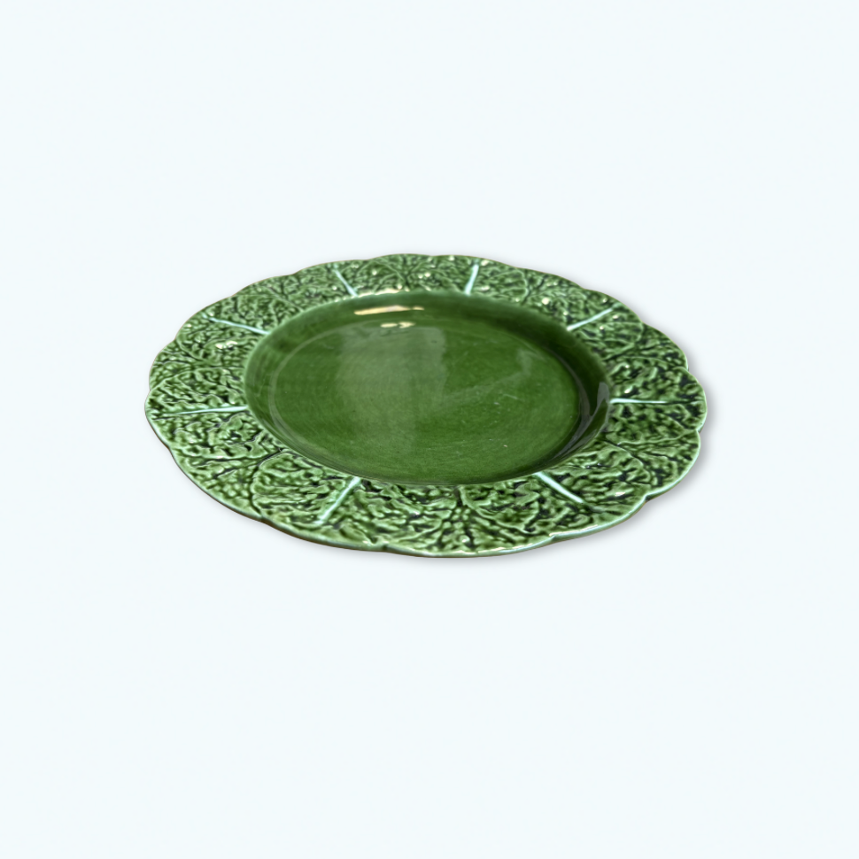 Assiette moyenne feuille de chou