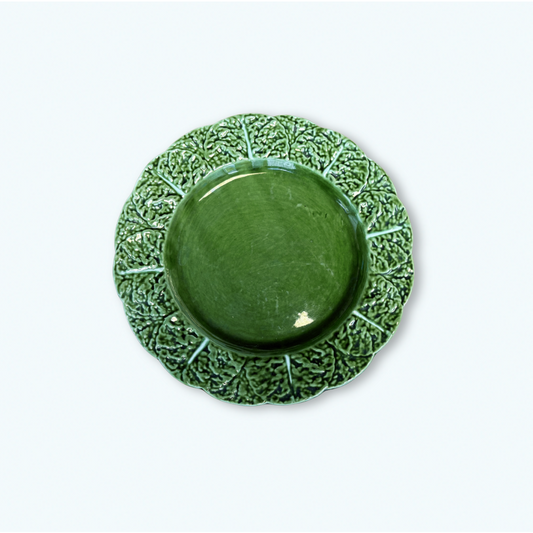 Assiette moyenne feuille de chou