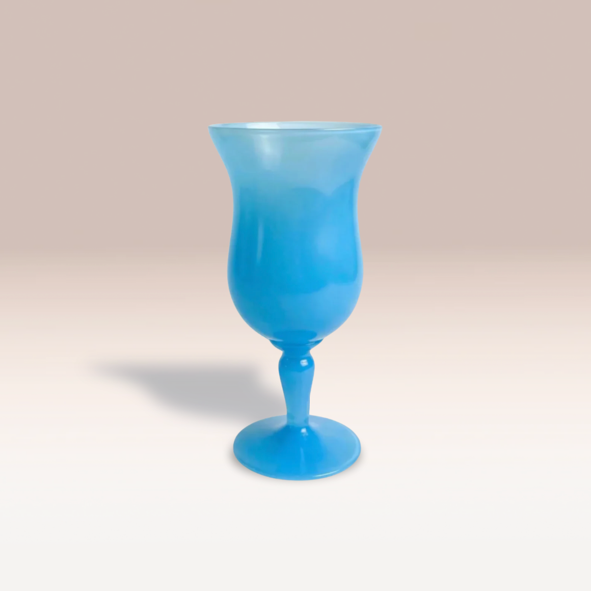 Coupe en opaline bleu azur/ciel