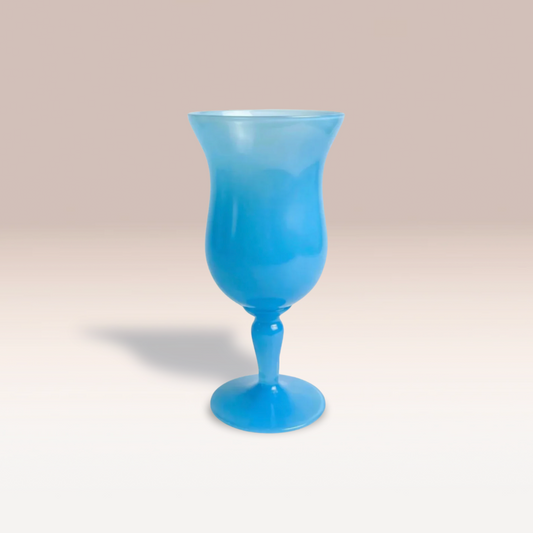 Coupe en opaline bleu azur/ciel