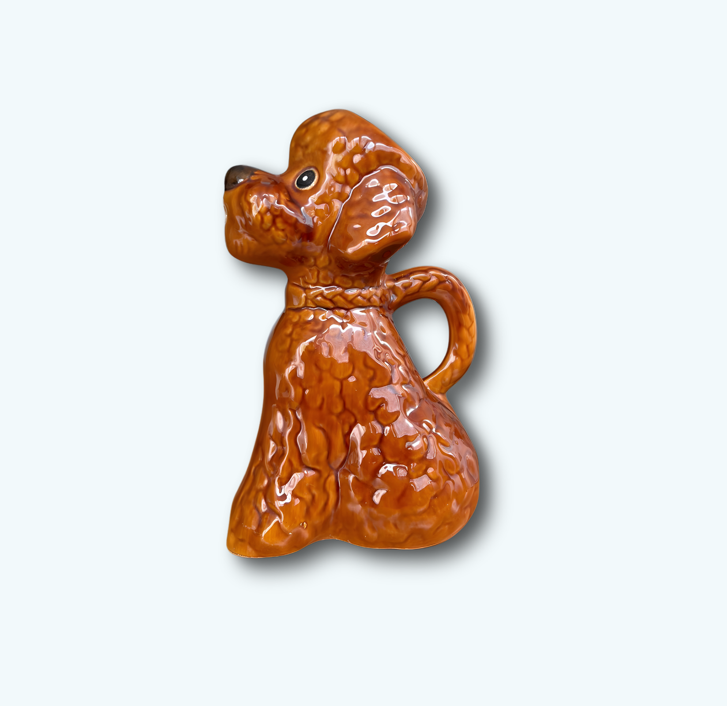 Pichet Chien vintage en faïence