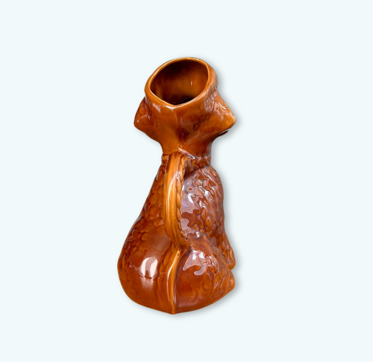 Pichet Chien vintage en faïence