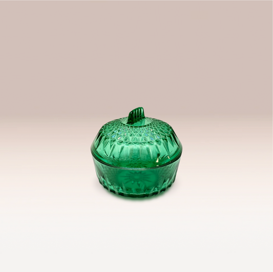 Sucrier vert Arcoroc – Vintage élégant