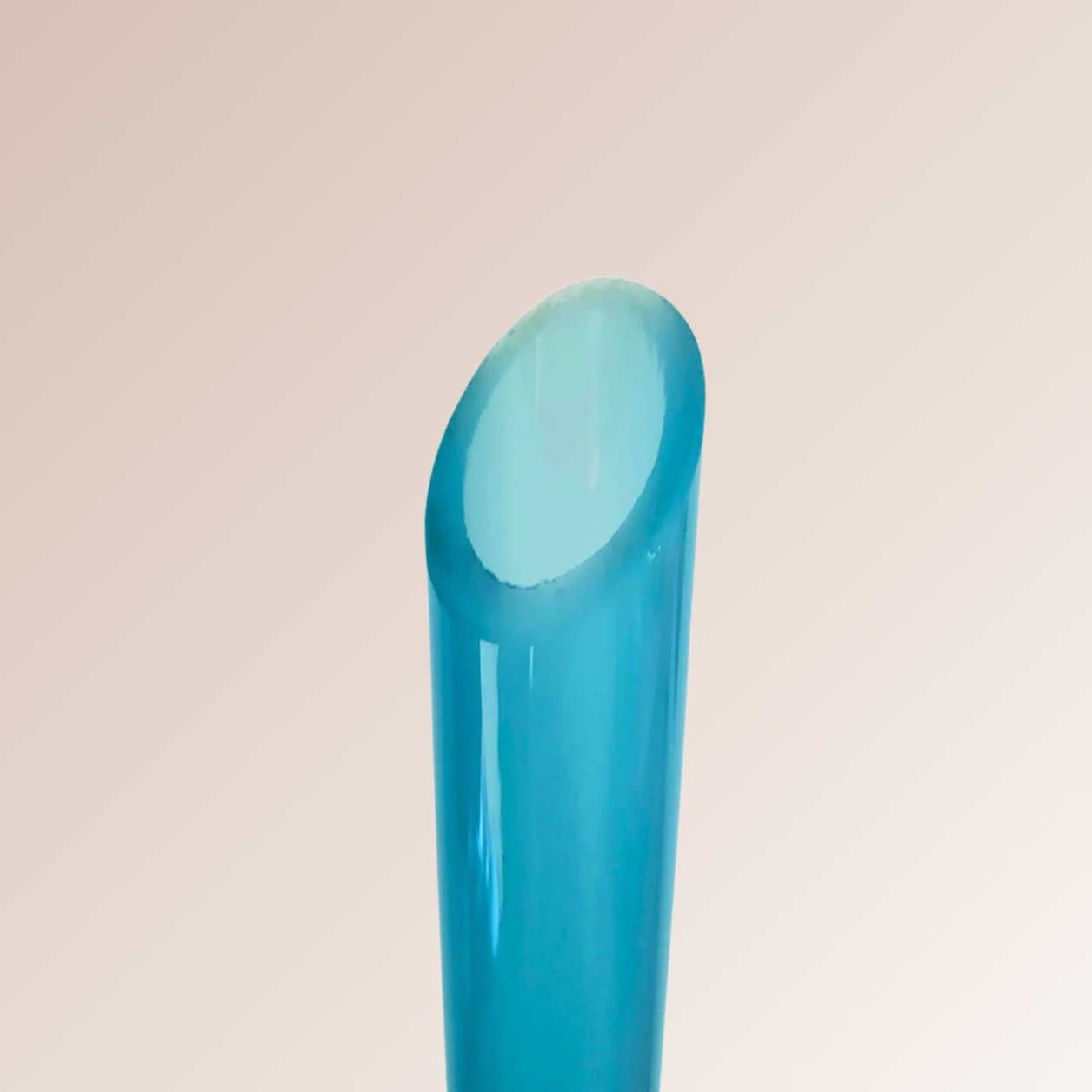 Vase en opaline bleu – Élégance vintage