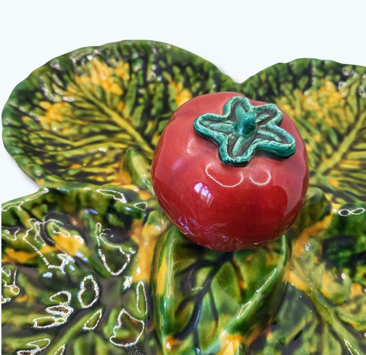 Plat feuilles de chou et tomate – Vallauris